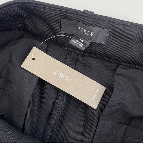 J.Crew Women's Black Ingrid pant in Gramercy twill Size 14 New with Tags NWT - Picture 5 of 11
